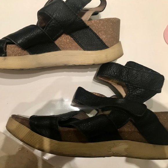 Fly London Leather Sandals - Picture 1 of 1